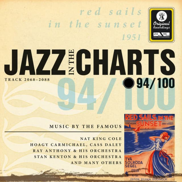 Album cover art for Jazz In The Charts Vol. 94 - Red Sails In The Sunset