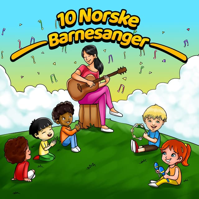 Album cover art for 10 Norske Barnesanger