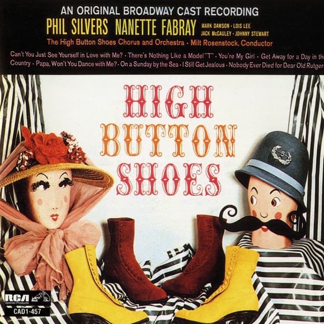 Album cover art for High Button Shoes (An Original Broadway Cast Recording)