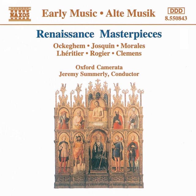 Album cover art for Renaissance Masterpieces