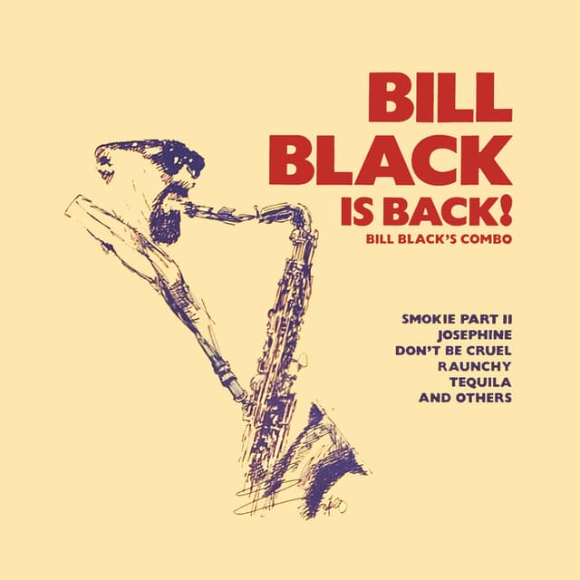 Album cover art for Bill Black Is Back