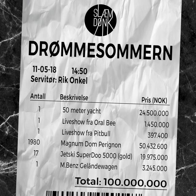 Album cover art for Drømmesommern