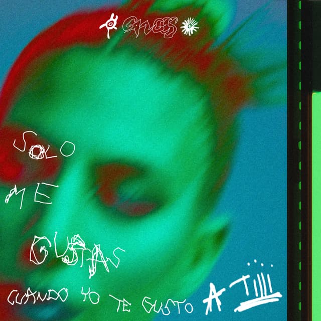 Album cover art for Solo me gustas cuando yo te gusto a ti
