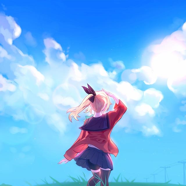 Album cover art for Blonde Hair and Blue Skies