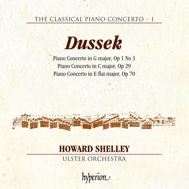 Album cover art for Dussek: Piano Concertos Op. 1/3, 29 & 70 (Hyperion Classical Piano Concerto 1)