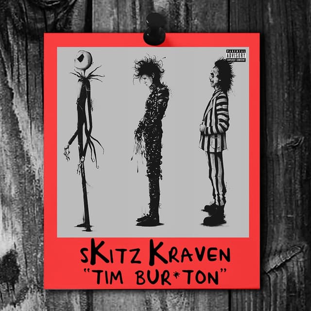 Album cover art for Tim Burton