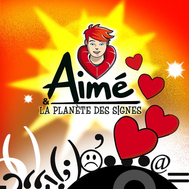 Album cover art for Aimé et la planète des signes