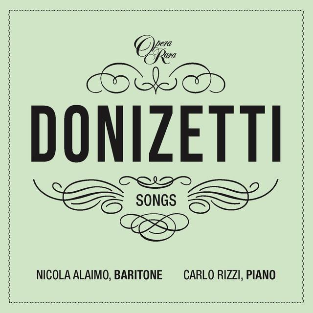 Album cover art for Donizetti Songs Vol. 2