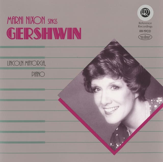 Album cover art for Marni Nixon Sings Gershwin