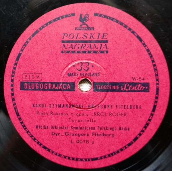 Album cover art for Szymanowski, Szostak, Kilar: Orkiestrowa Muzyka