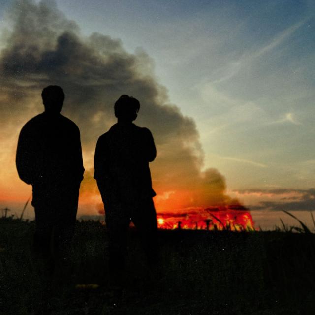 Album cover art for Burning Down