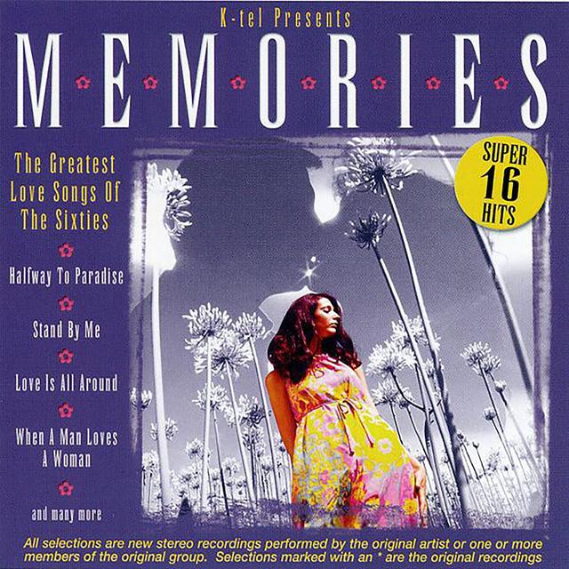 Album cover art for Memories - The Greatest Love Songs Of The Sixties