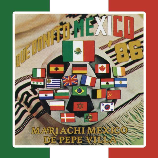 Album cover art for Qué Bonito México '86