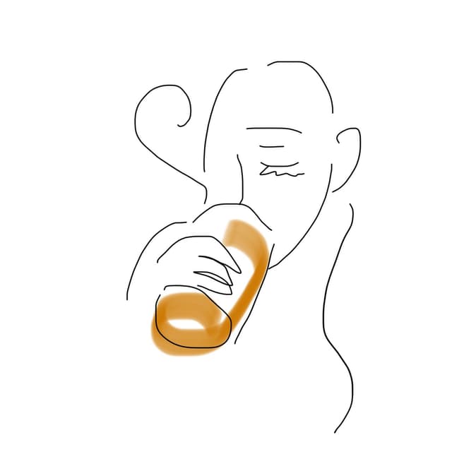 Album cover art for 나랑 커피 (Coffee with me)