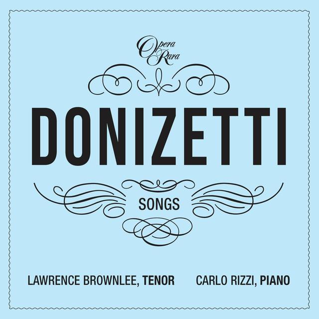 Album cover art for Donizetti Songs Vol. 1