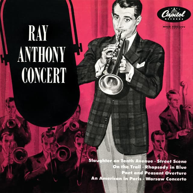 Album cover art for Ray Anthony Concert
