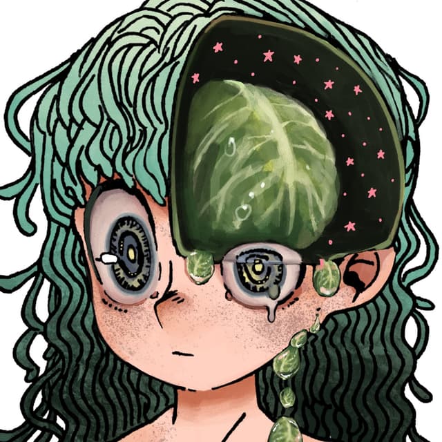 Album cover art for Cabbage head