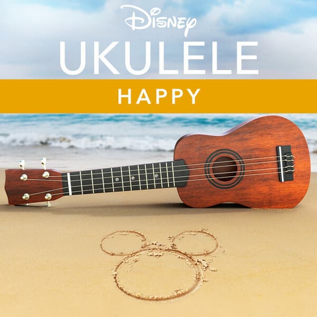Album cover art for Disney Ukulele: Happy