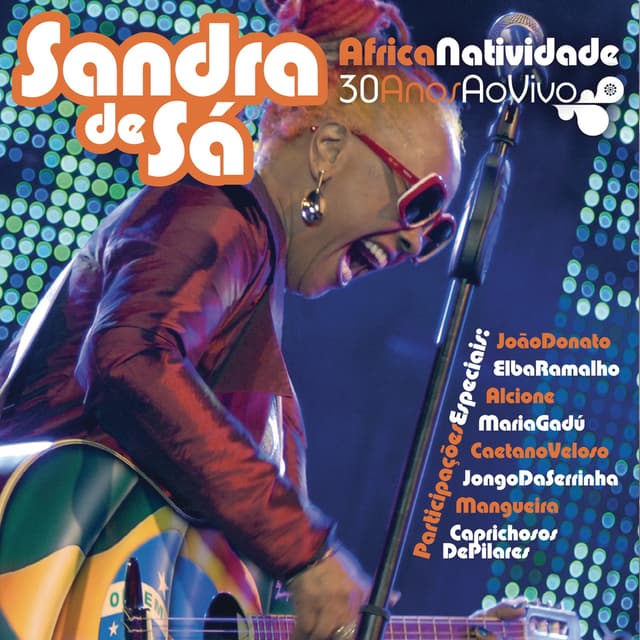 Album cover art for ÁfricaNatividade - Sandra De Sá 30 Anos e Convidados