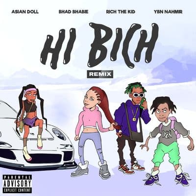 Album cover art for Hi Bich (Remix)
