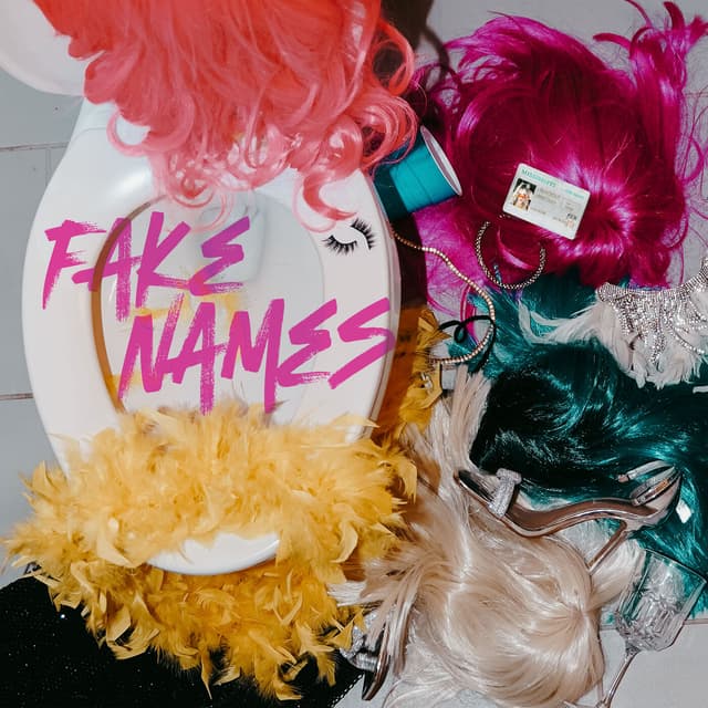 Album cover art for Fake Names