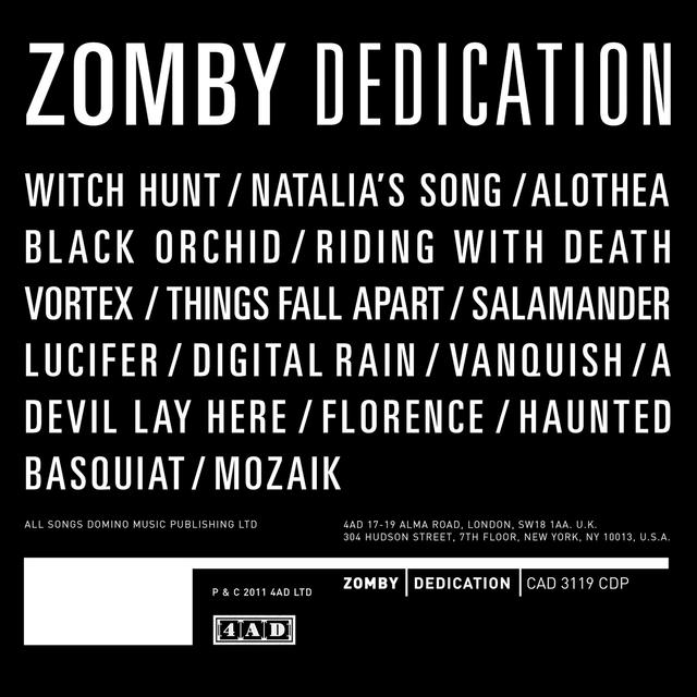 Album cover art for Dedication