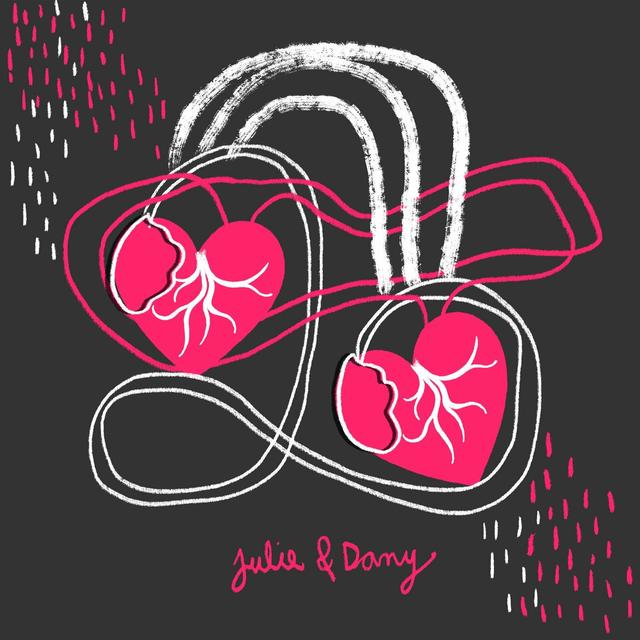 Album cover art for Julie & Dany