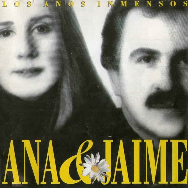 Album cover art for Los años inmensos