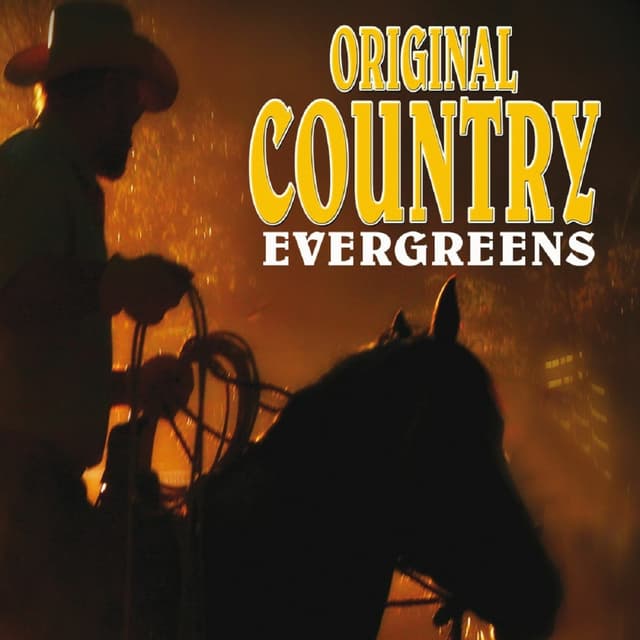 Album cover art for Original Country Evergreens