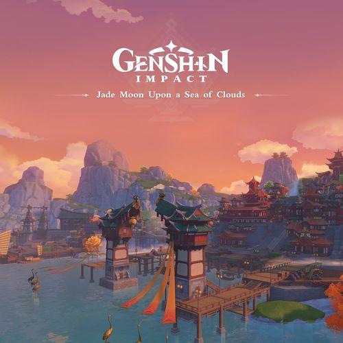 Album cover art for Genshin Impact - Jade Moon Upon a Sea of Clouds