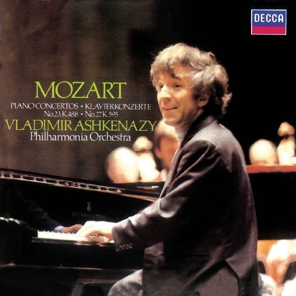 Album cover art for Mozart: Piano Concertos Nos. 23 & 27