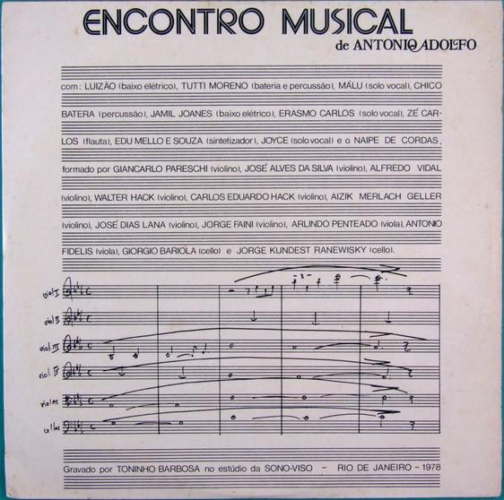 Album cover art for Encontro Musical