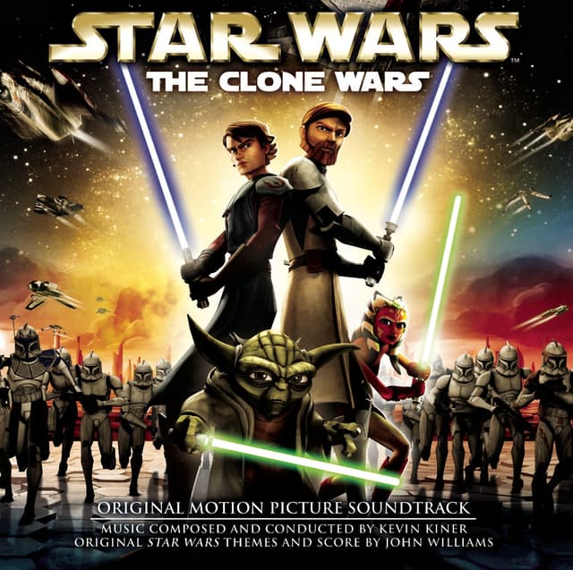 Album cover art for Star Wars: The Clone Wars