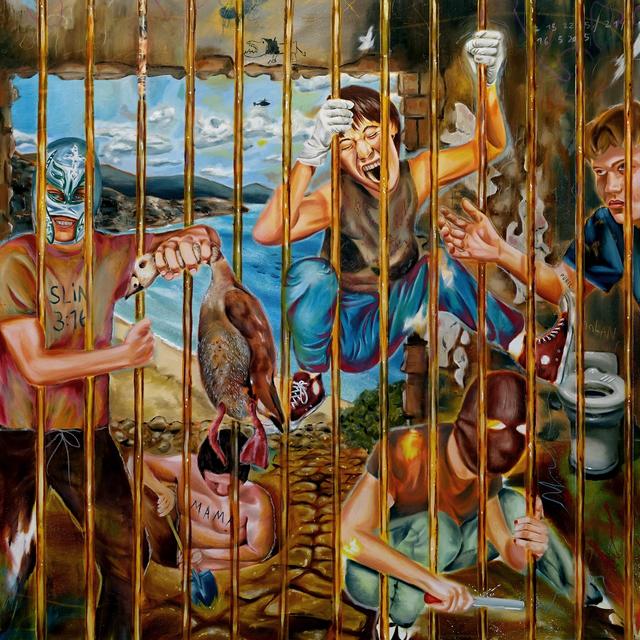 Album cover art for Am Käfig rütteln