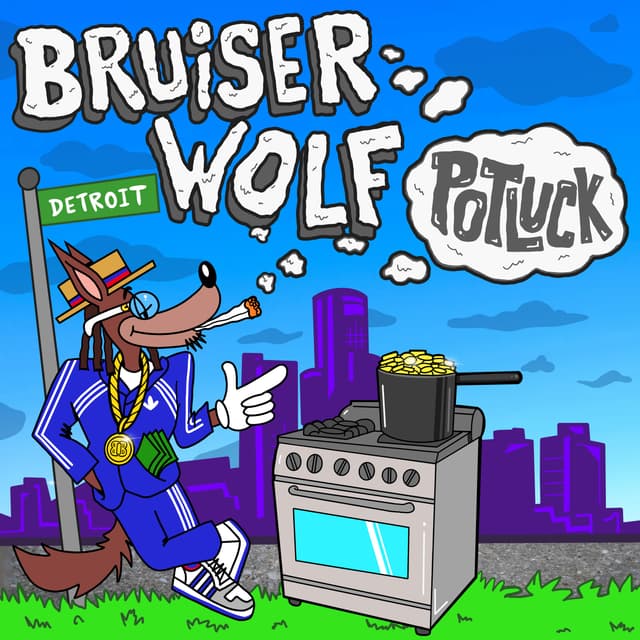 Album cover art for POTLUCK