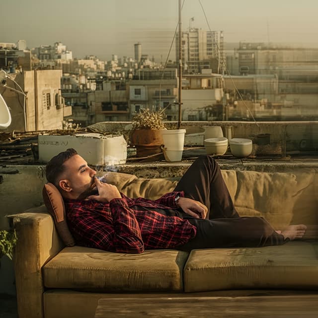 Album cover art for שיר במרפסת