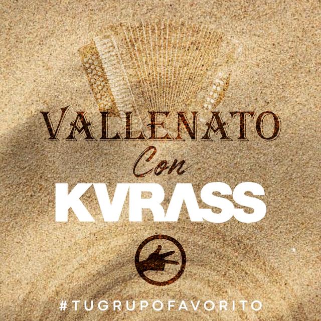 Album cover art for VALLENATO CON KVRASS