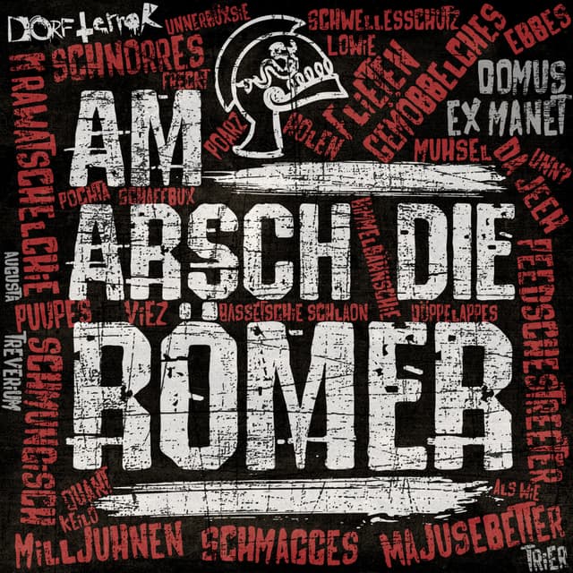 Album cover art for Am Arsch die Römer