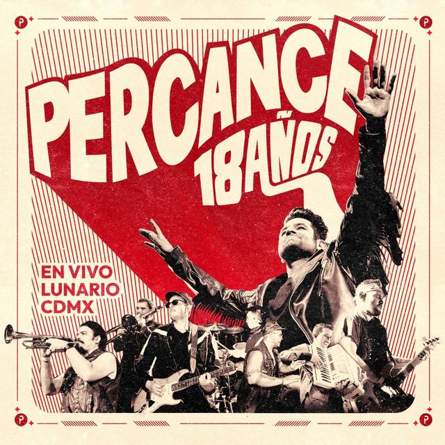 Album cover art for Percance 18 Años