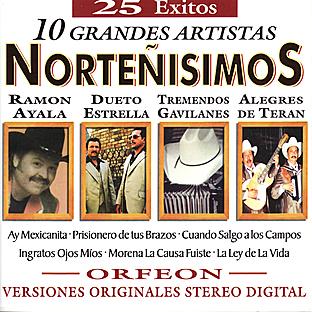 Album cover art for 25 Exitos Norteñisimos