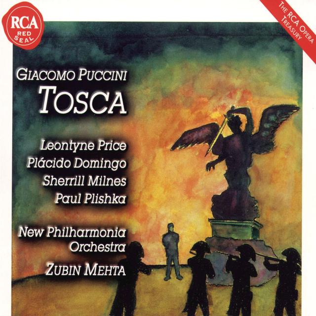 Album cover art for Puccini : Tosca