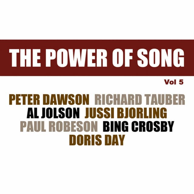 Album cover art for The Power Of Song Vol 5