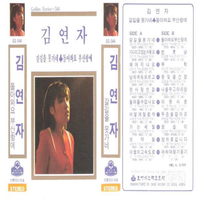 Album cover art for I Can't Go/Come Back to Busan Harbor