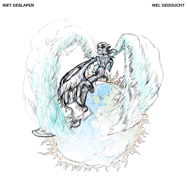 Album cover art for Niet Geslapen Wel Gedoucht