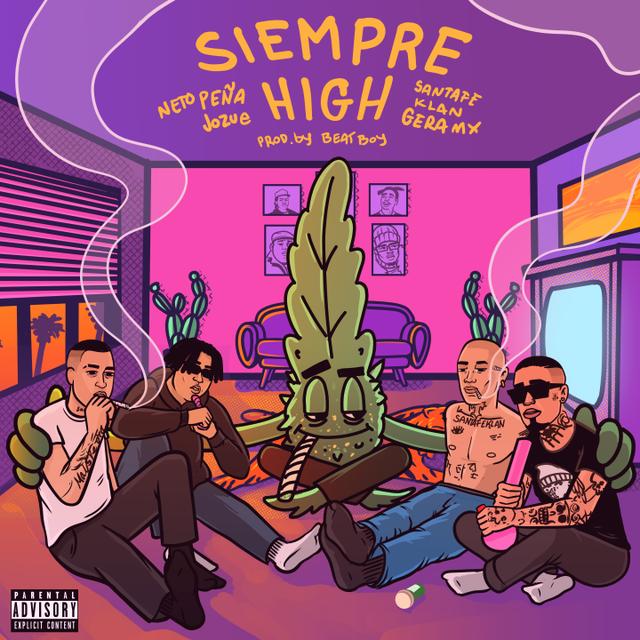 Album cover art for Siempre High