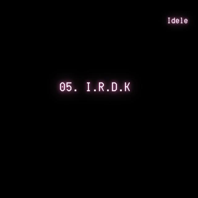Album cover art for I.R.D.K