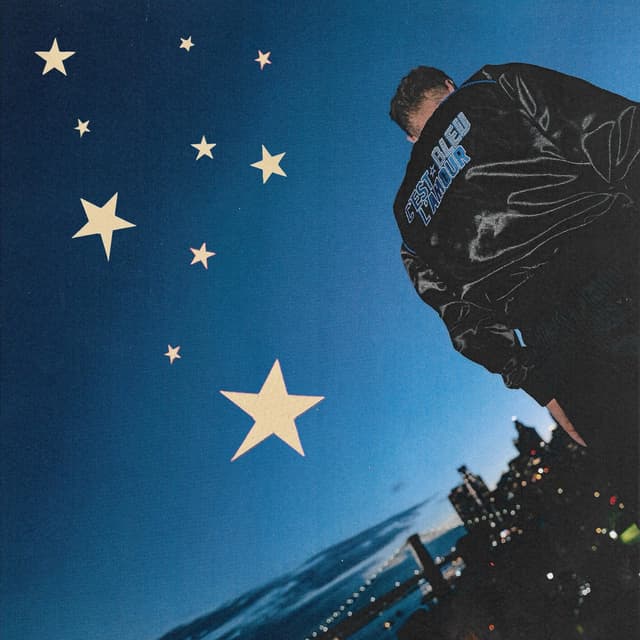 Album cover art for DU BLEU, DES ÉTOILES