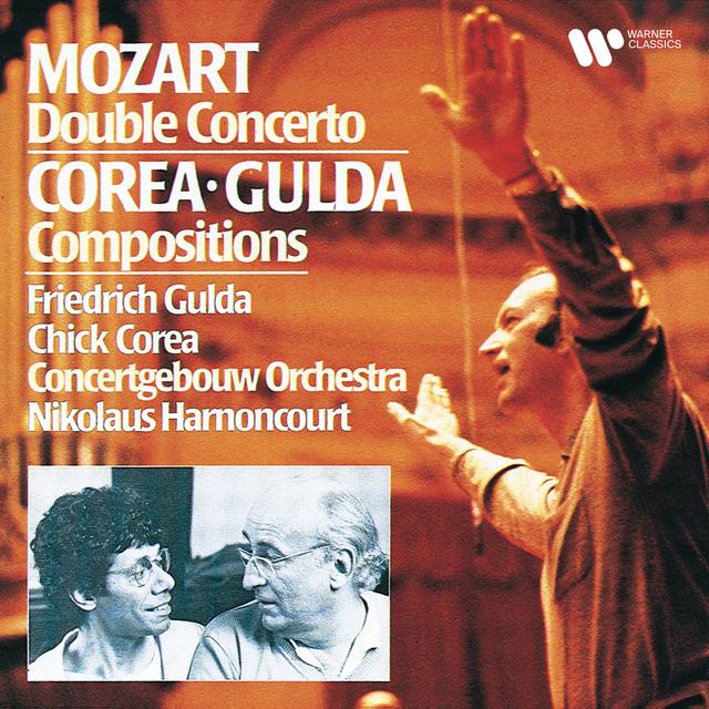 Album cover art for Mozart: Double Concerto - Corea/Gulda: Compositions