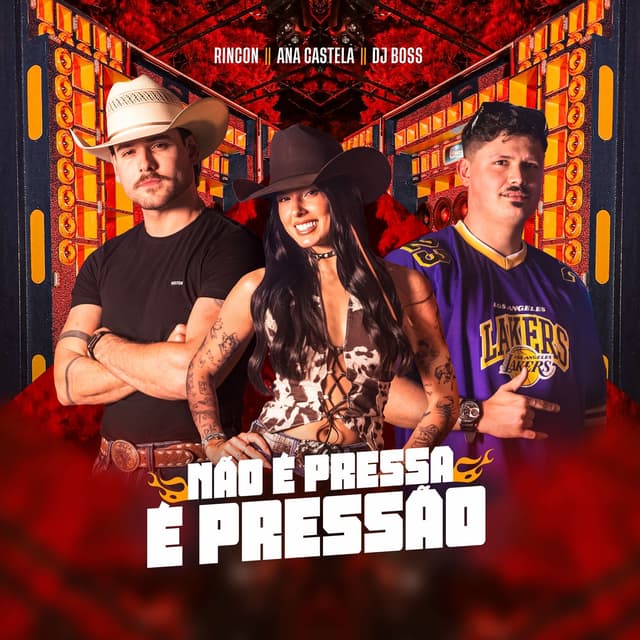 Album cover art for Não é Pressa, é Pressão