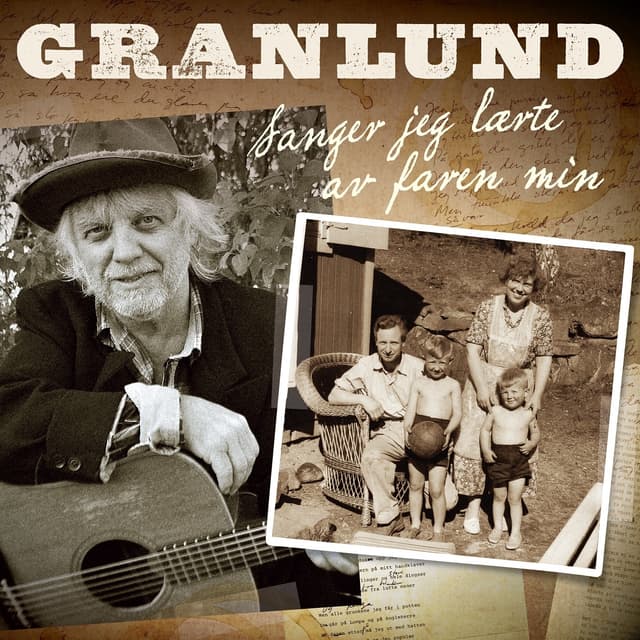 Album cover art for Sanger jeg lærte av faren min